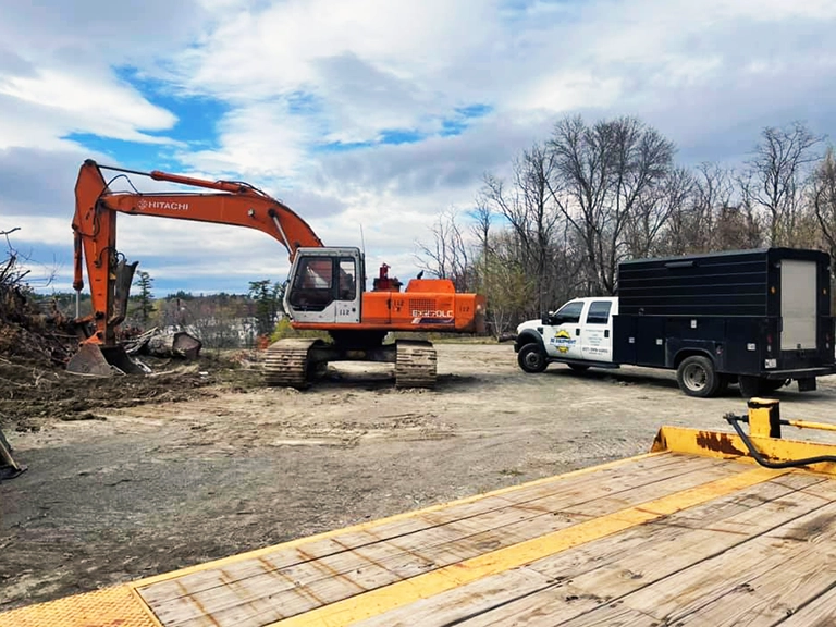 Excavator at Work